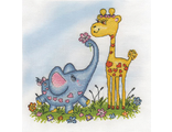 Жираф и слоник (8-155)
