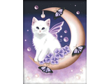 Лунный белый котенок 1336 (алмазная вышивка) mgm-mk avmn
