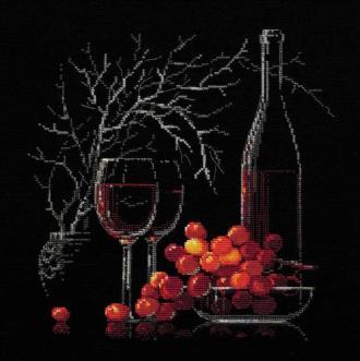 Натюрморт с красным вином (1239)