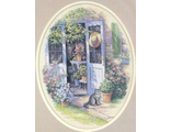 Дверь в сад (дверь в цветах) 35124