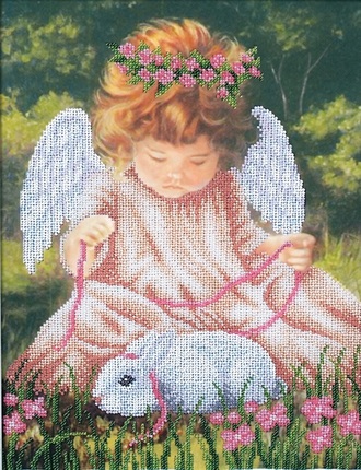 Ангел с кроликом Б-094