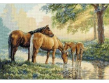Лошади у ручья 35174
