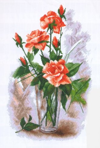 Розы в стакане (689)