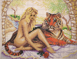 Девушка с тигром (440)