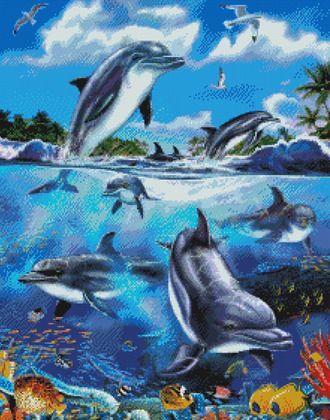 Играющие дельфины (99917)