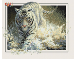 Белый тигр 71048,02 (алмазная вышивка Anya)